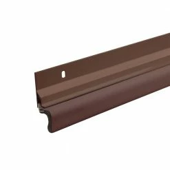 Frost King 1.5 in. x 84 in. Brown Aluminum Kerf Door Set Weatherstrip