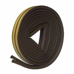 Frost King 5/16 in. x 1/4 in. x 17 ft. Brown EPDM Cellular Rubber Weather-Strip Tape