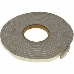 Frost King 1/4 in. x 1/8 in. x 17 ft. Grey Vinyl Foam Weatherseal Tape