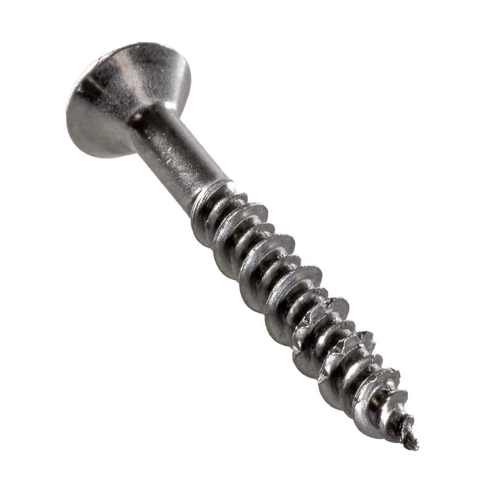 Simpson Strong-Tie #10 x 1-1/2 in. #2 Phillips Drive, Flat Head, Type 316 Stainless Steel Marine Screw (12-Pack) - Image 6