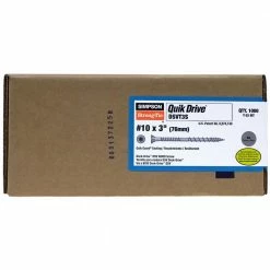 Simpson Strong-Tie #10 x 3 in. T-25 6-Lobe, Deck-Drive DSV Collated Wood Screw, Tan (1000-Pack)