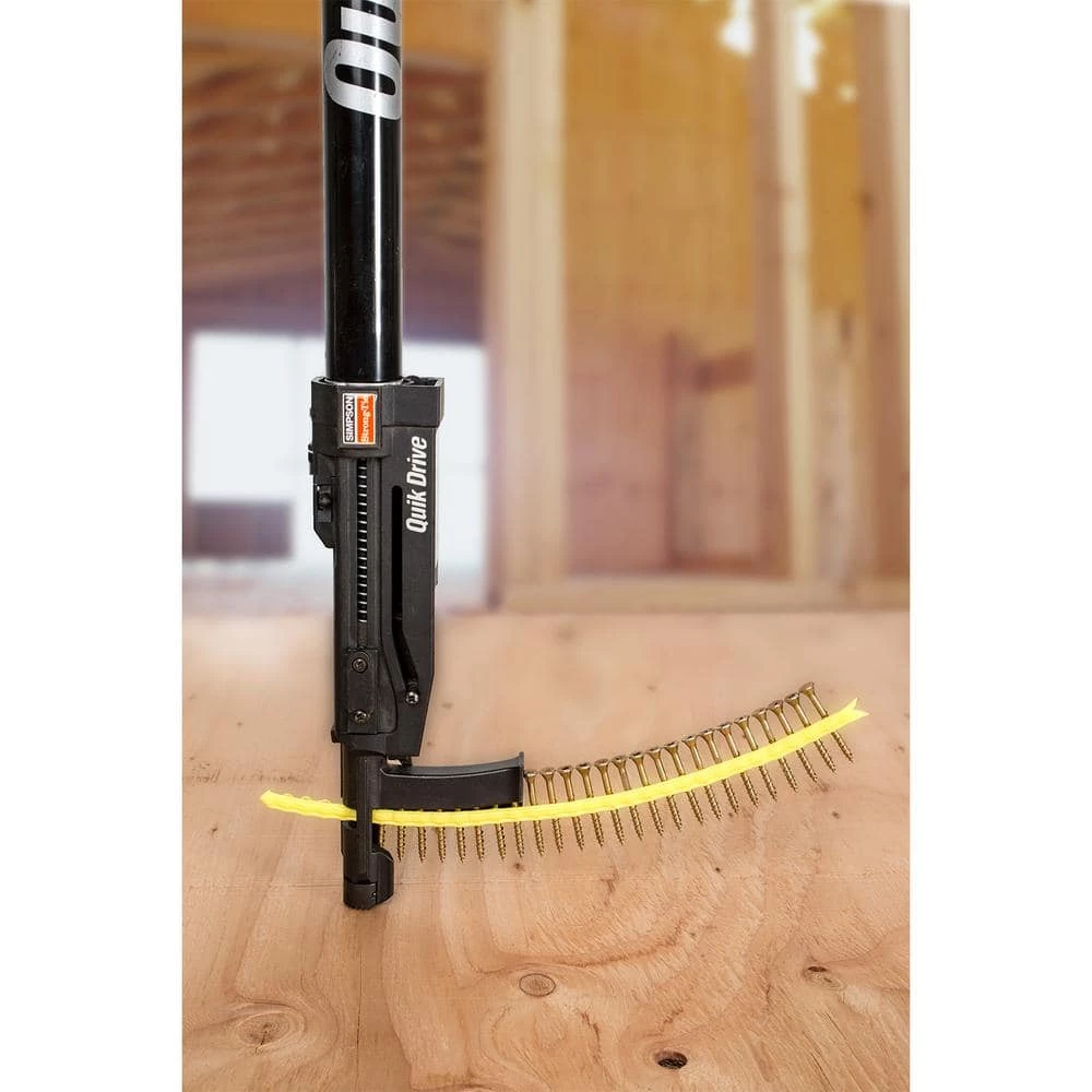 Simpson Strong-Tie #9 x 1-3/4 in. T25 6-Lobe, Flat Head, Strong-Drive WSV Collated Subfloor Screw, Yellow Zinc (1000-Pack) - Image 9