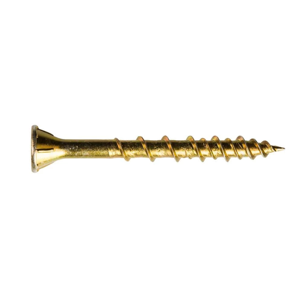 Simpson Strong-Tie #9 x 1-3/4 in. T25 6-Lobe, Flat Head, Strong-Drive WSV Collated Subfloor Screw, Yellow Zinc (1000-Pack)