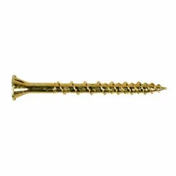 Simpson Strong-Tie #9 x 2 in. T25 6-Lobe, Flat Head, Strong-Drive WSV Collated Subfloor Screw, Yellow Zinc (1000-Pack)