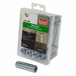 Simpson Strong-Tie DIA Drop-In Internally Threaded Anchor for 1/2-in. Rod (20-Pack)
