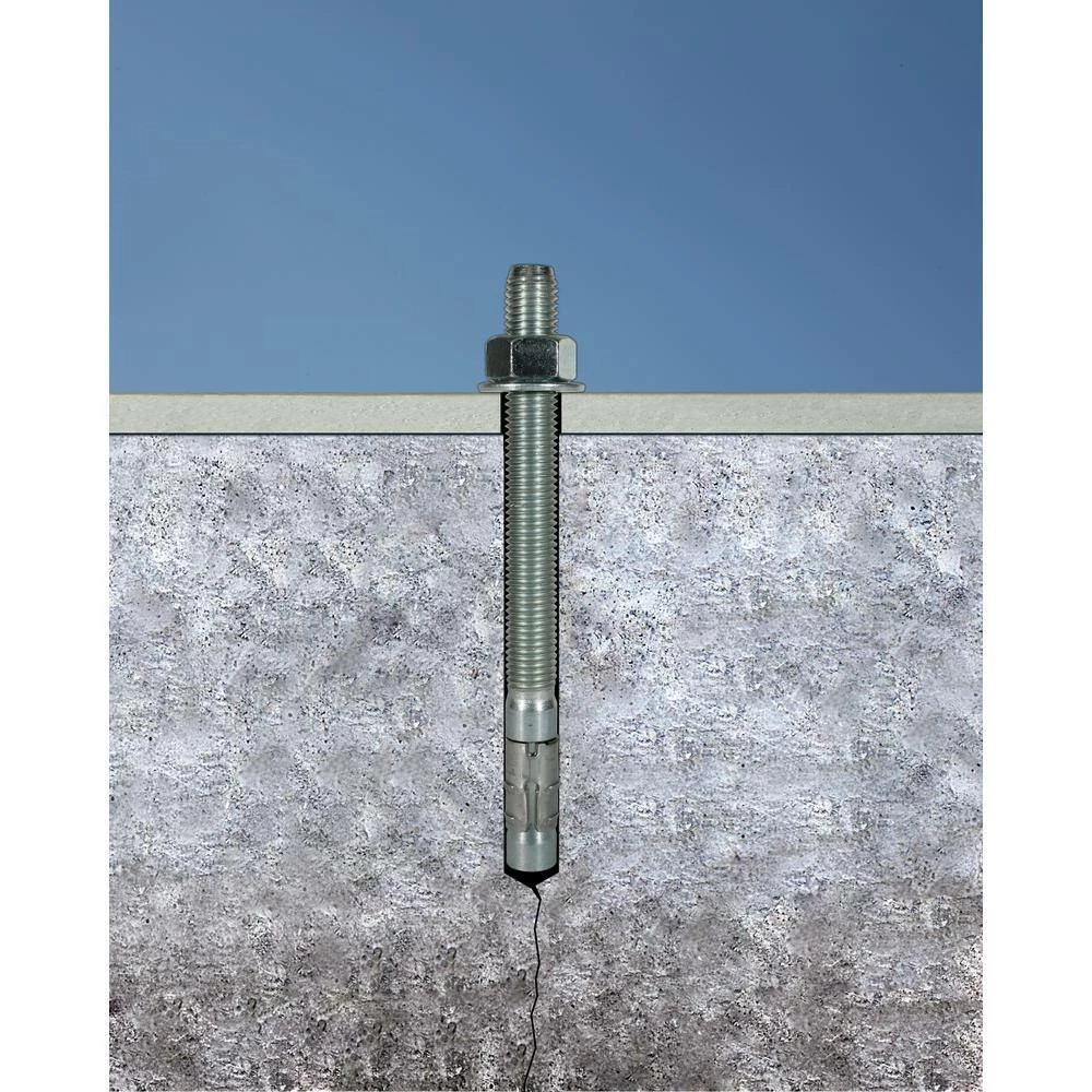 Simpson Strong-Tie Strong-Bolt 3/8 in. x 3 in. Zinc-Plated Wedge Anchor - Image 6