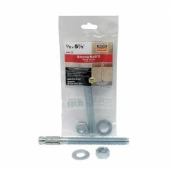 Simpson Strong-Tie Strong-Bolt 1/2 in. x 5-1/2 in. Zinc-Plated Wedge Anchor