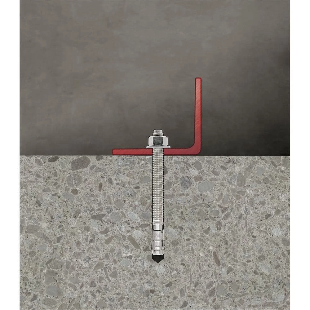 Simpson Strong-Tie Strong-Bolt 5/8 in. x 7 in. Zinc-Plated Wedge Anchor (20-Pack) - Image 7