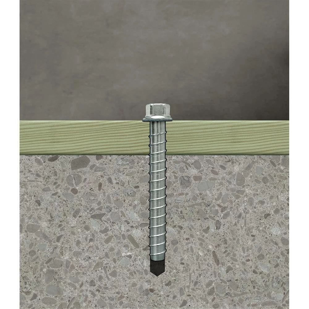 Simpson Strong-Tie Titen HD 3/8 in. x 3 in. Zinc-Plated Heavy-Duty Screw Anchor (50-Pack) - Image 5