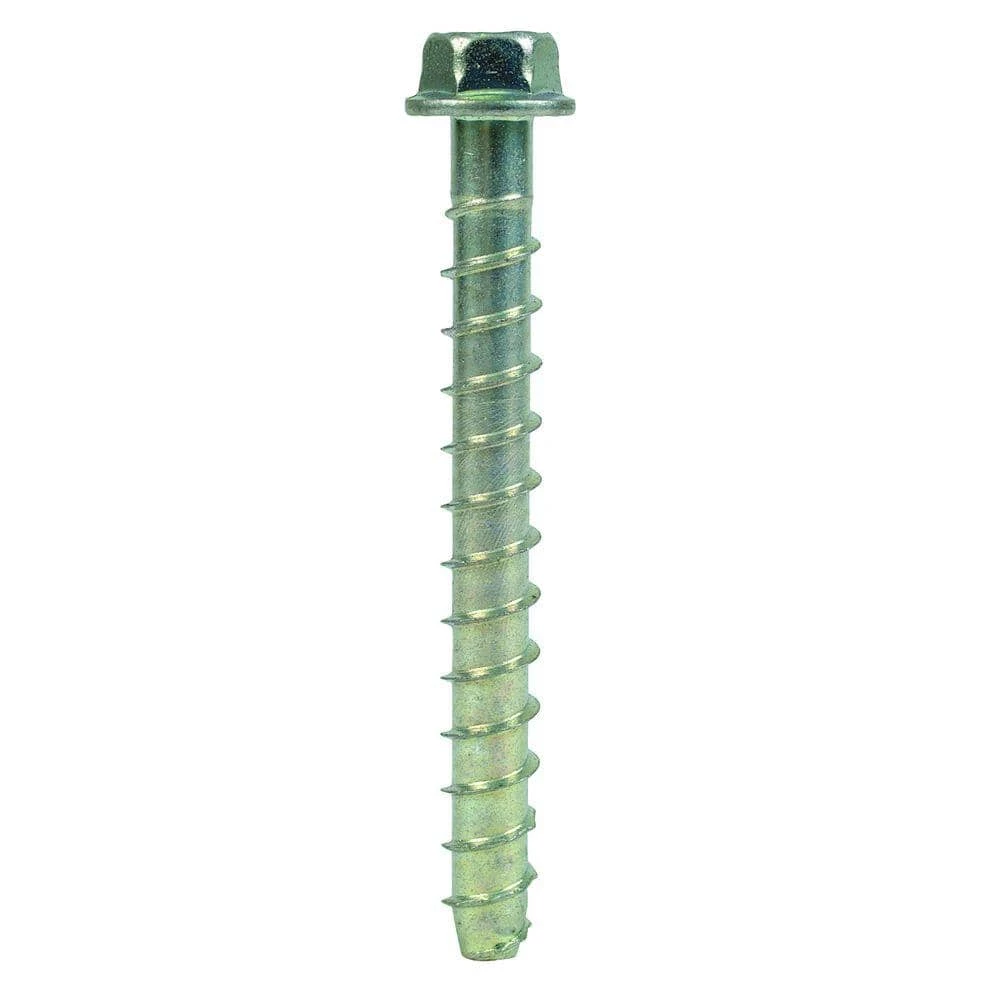 Simpson Strong-Tie Titen HD 3/8 in. x 4 in. Mechanically Galvanized Heavy-Duty Screw Anchor (50-Pack)