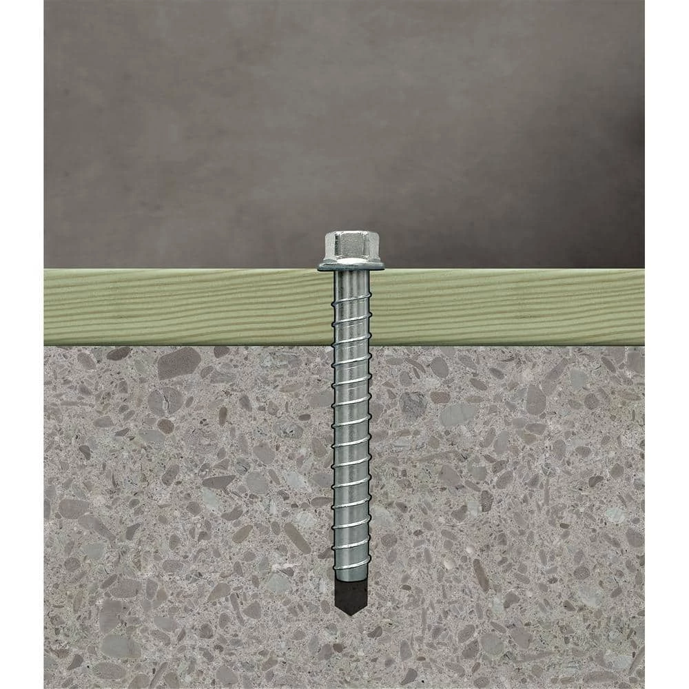 Simpson Strong-Tie Titen HD 1/2 in. x 4 in. Zinc-Plated Heavy-Duty Screw Anchor - Image 5