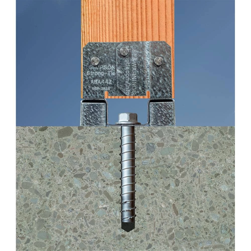 Simpson Strong-Tie Titen HD 1/2 in. x 6 in. Type 304 Stainless-Steel Heavy-Duty Screw Anchor - Image 6