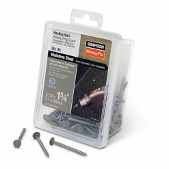 Simpson Strong-Tie 5d x 1-3/4 in. Stainless Steel Annular Ring Shank Roofing Nail (85-Pack)