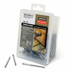 Simpson Strong-Tie 7d x 2-1/4 in. Annular-Ring Shank Type 316 Stainless Steel Wood Siding Nail (120-Pack)