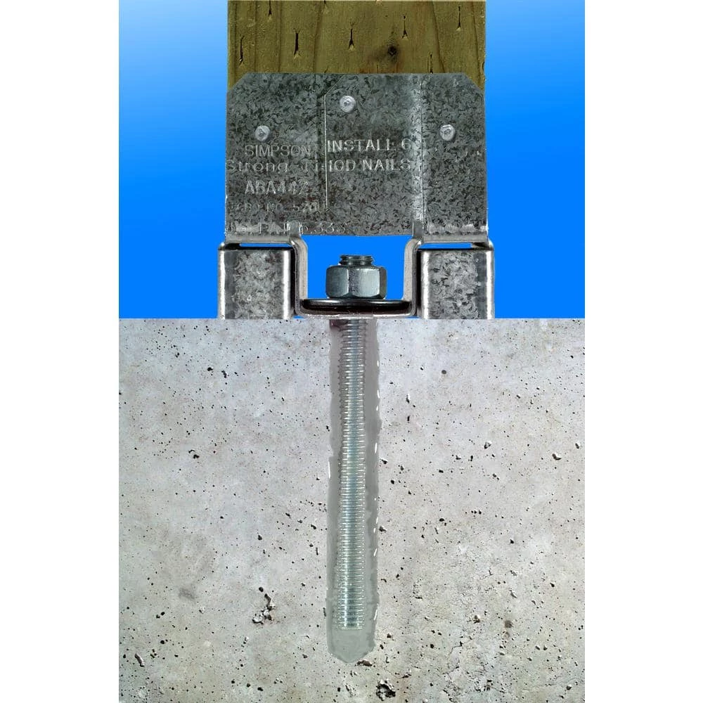 Simpson Strong-Tie RFB 5/8 in. x 12 in. Hot-Dip Galvanized Retrofit Bolt (2-Pack) - Image 3