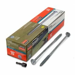 Simpson Strong-Tie 0.276 in. x 10 in. Strong-Drive SDWH Timber-Hex HDG Wood Screw (30-Pack)