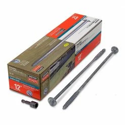 Simpson Strong-Tie 0.276 in. x 12 in. Strong-Drive SDWH Timber-Hex HDG Wood Screw (30-Pack)