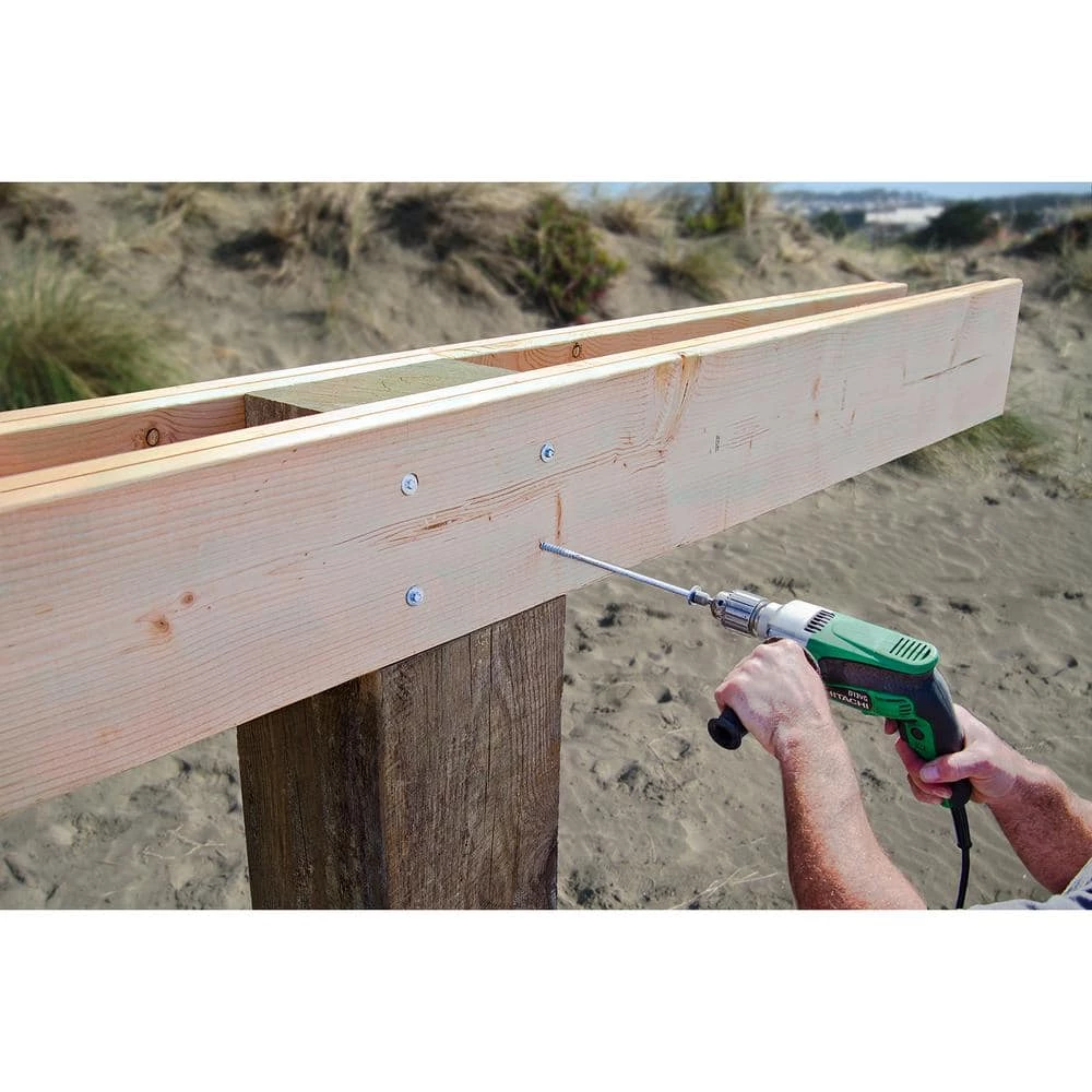 Simpson Strong-Tie 0.276 in. x 8 in. Strong-Drive SDWH Timber-Hex HDG Wood Screw (30-Pack) - Image 9