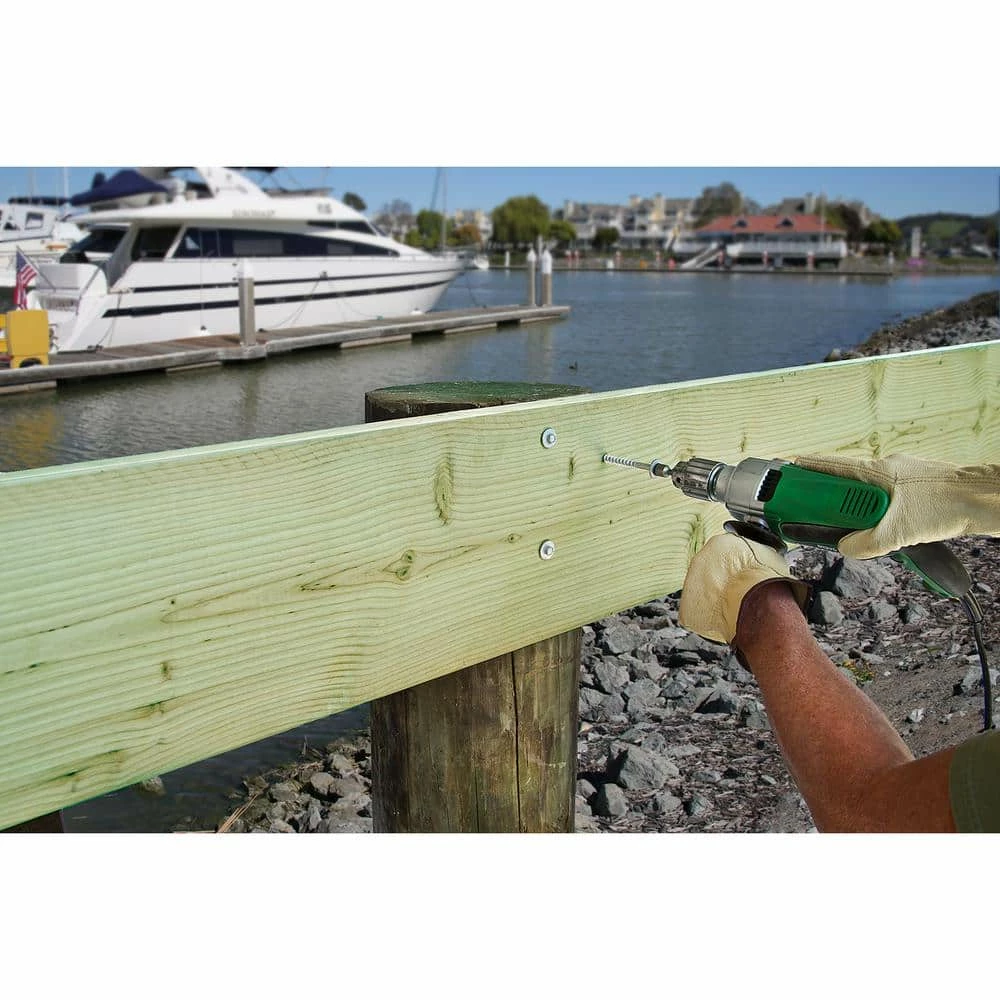 Simpson Strong-Tie 0.276 in. x 8 in. Strong-Drive SDWH Timber-Hex HDG Wood Screw (30-Pack) - Image 10