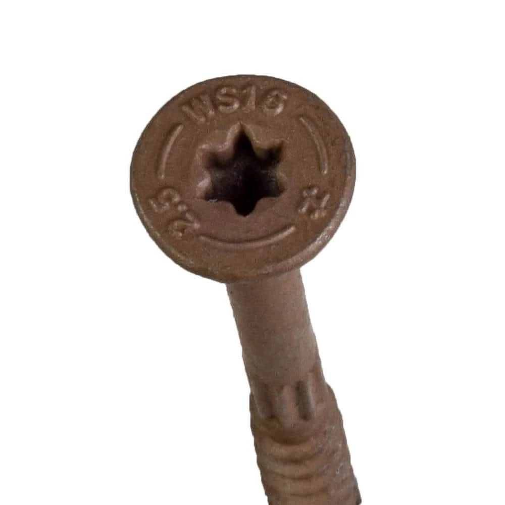 Simpson Strong-Tie 0.160 in. x 2-1/2 in. T25 6-Lobe, Low Profile Head, Strong-Drive SDWS Framing Screw, Quik Guard, Tan (150-Pack) - Image 3