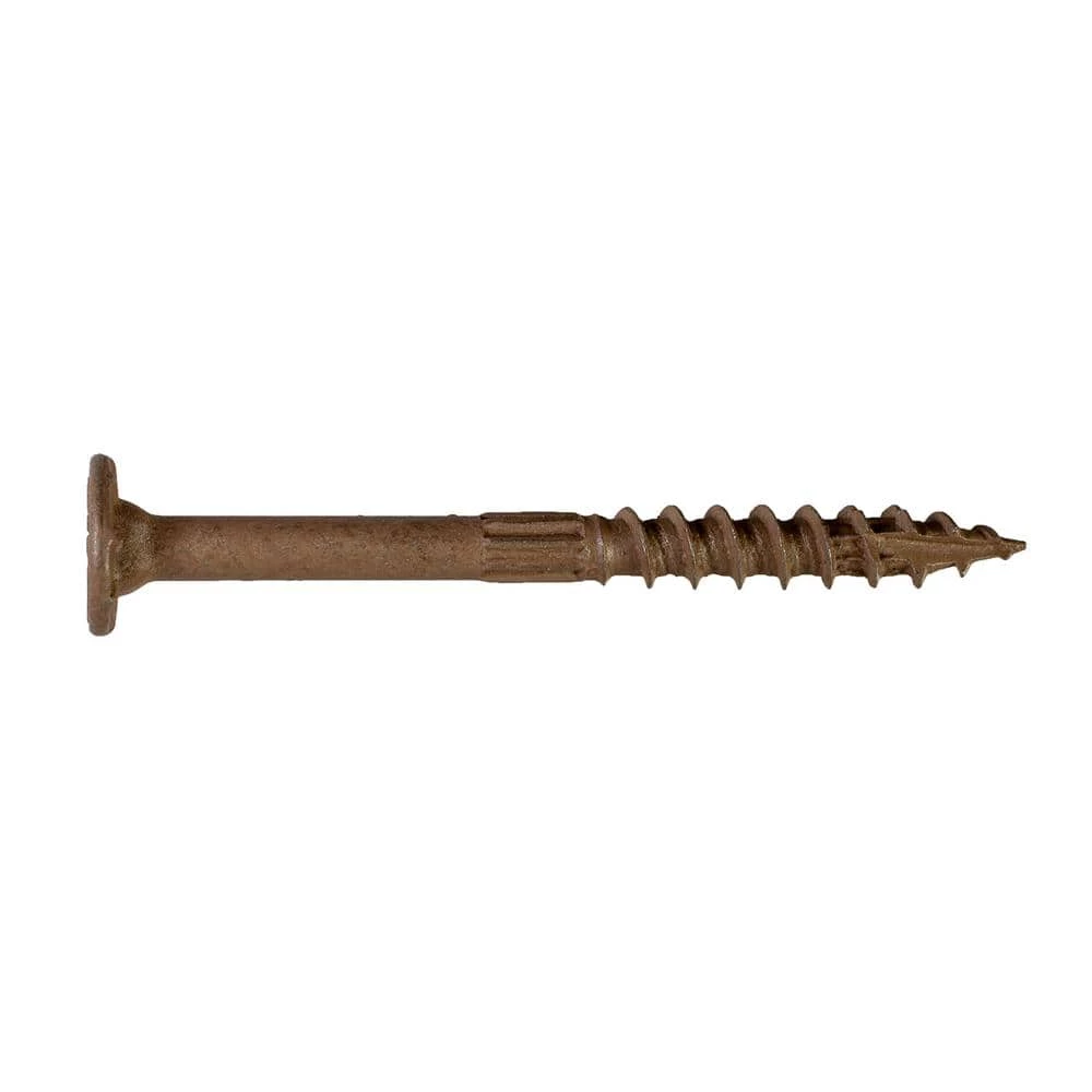 Simpson Strong-Tie 0.160 in. x 2-1/2 in. T25 6-Lobe, Low Profile Head, Strong-Drive SDWS Framing Screw, Quik Guard, Tan (150-Pack) - Image 2