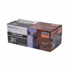 Simpson Strong-Tie Outdoor Accents 0.220 in. x 3-1/2 in. T40 6-Lobe, Low Profile Head, Black Structural Wood Screw (50-Pack)