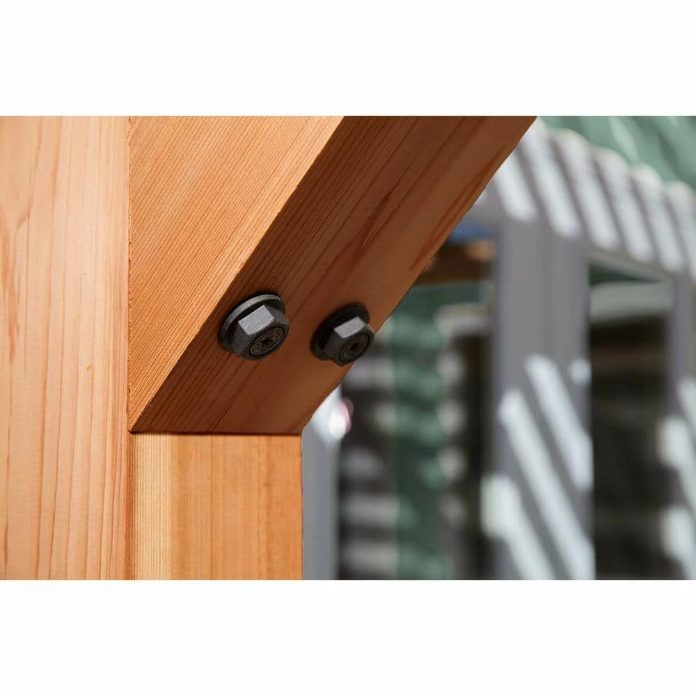 Simpson Strong-Tie Outdoor Accents 0.220 in. x 3-1/2 in. T40 6-Lobe, Low Profile Head, Black Structural Wood Screw (12-Pack) - Image 6