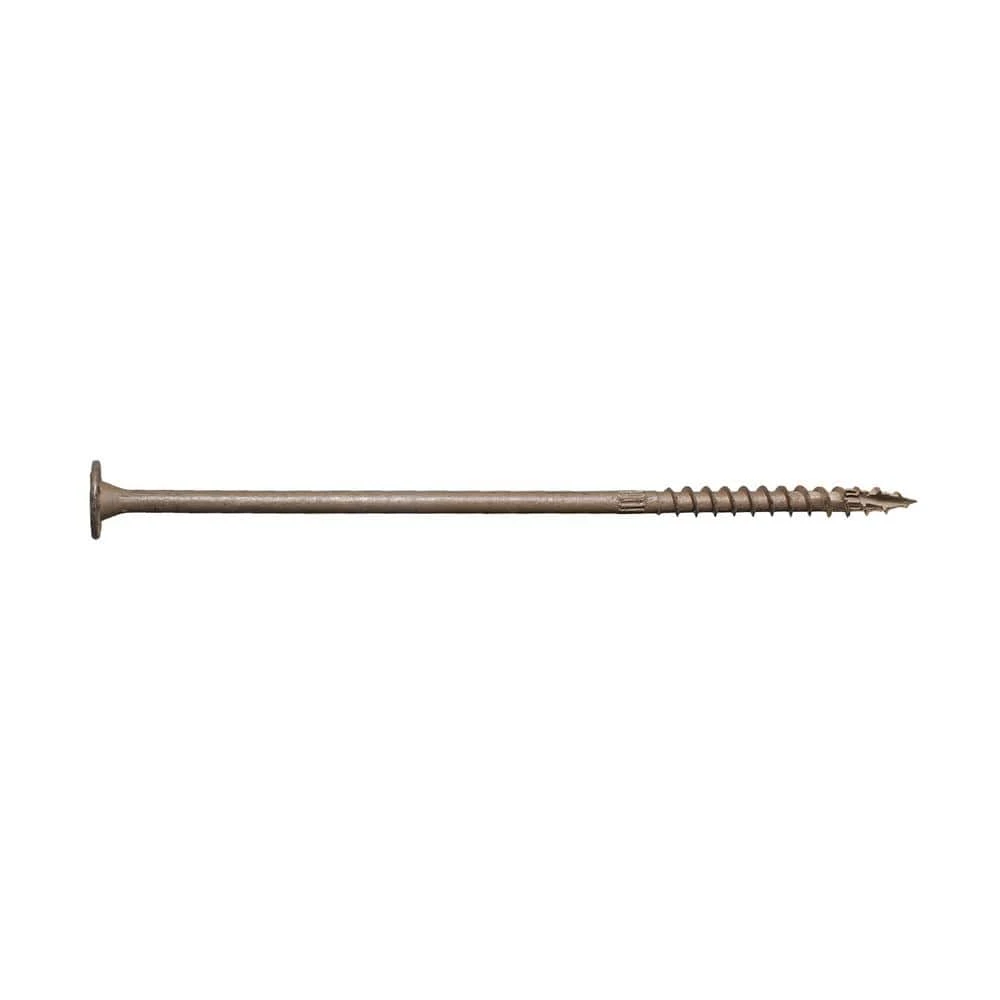 Simpson Strong-Tie 0.220 in. x 8 in. T40 6-Lobe, Washer Head, Strong-Drive SDWS Timber Screw, Exterior Grade (50-Pack) - Image 3
