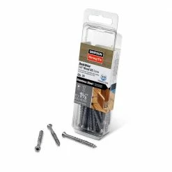 Simpson Strong-Tie #7 x 1-5/8 in. T-15, Trim Head, Type 316 Stainless Steel Deck-Drive DWP Wood Screw (20-Pack)