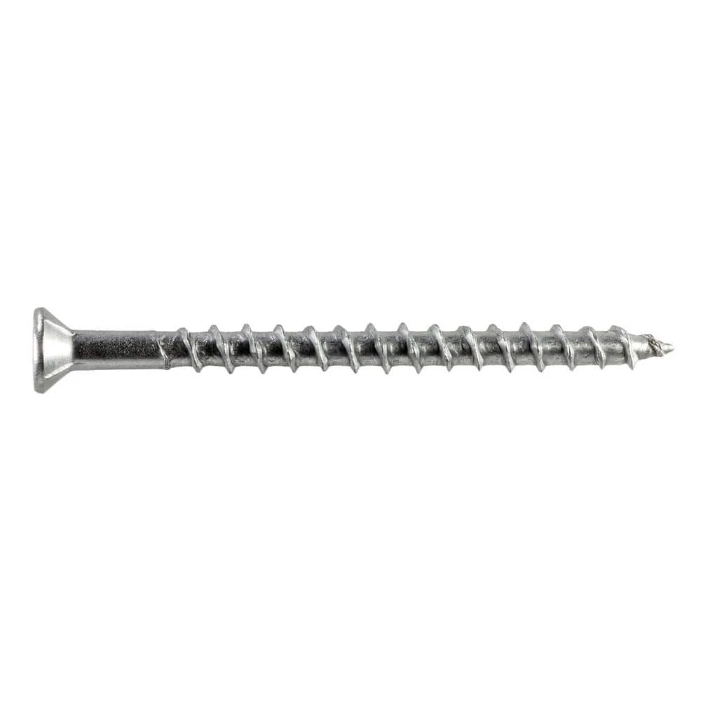 Simpson Strong-Tie #10 x 2-1/2 in. T-25, Flat Head, Type 316 Stainless Steel Deck-Drive DWP Wood Screw (50-Pack) - Image 2