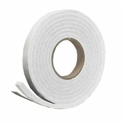Frost King 3/4 in. x 5/16 in. x 10 ft. White High-Density Rubber Foam Weatherstrip Tape